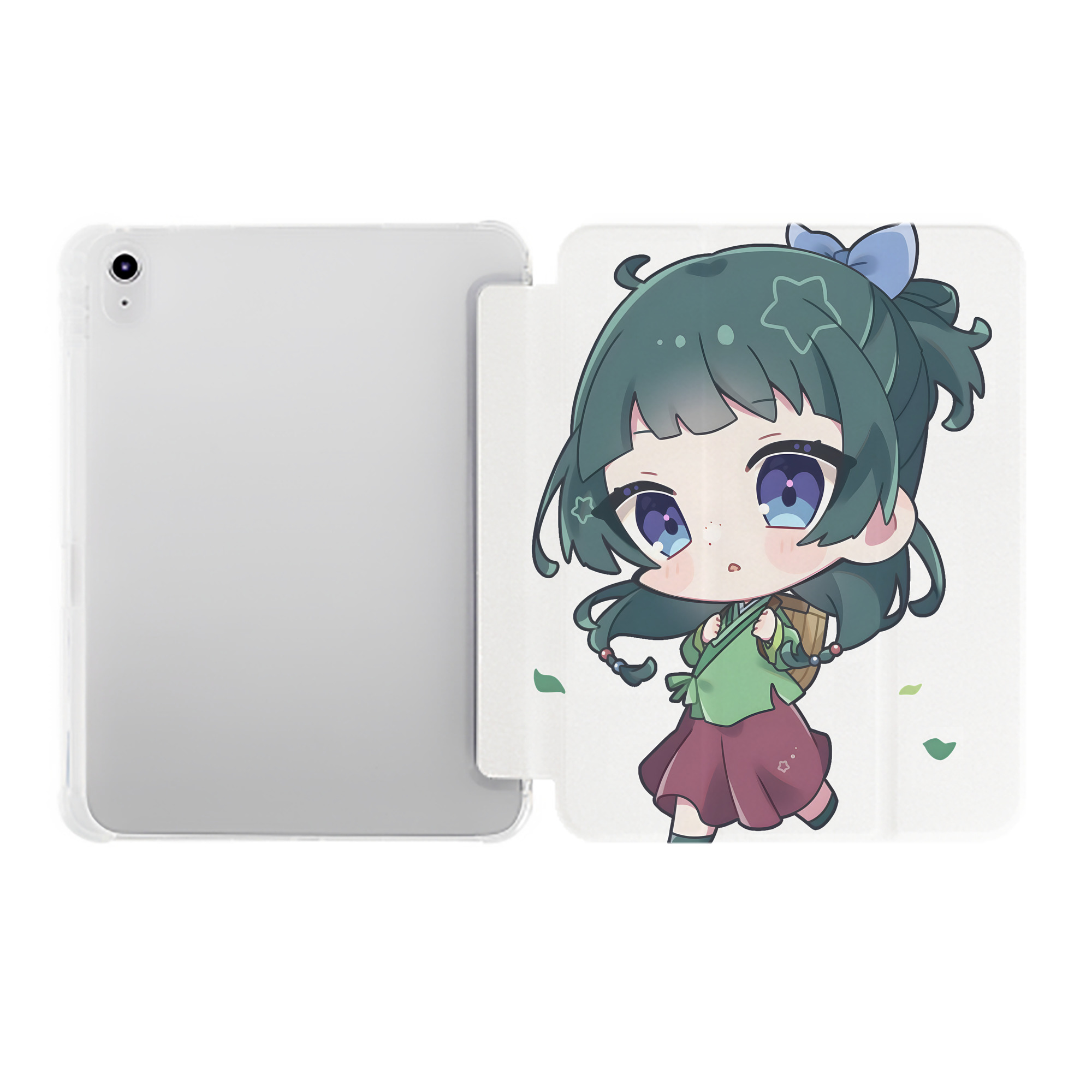 （画像用） 薬屋のひとりごと The Apothecary Diaries IPad ケース ペン収納付き 三つ折りスタンド PUレザー×シリコン 対応機種9.5/10.5/10.9インチ